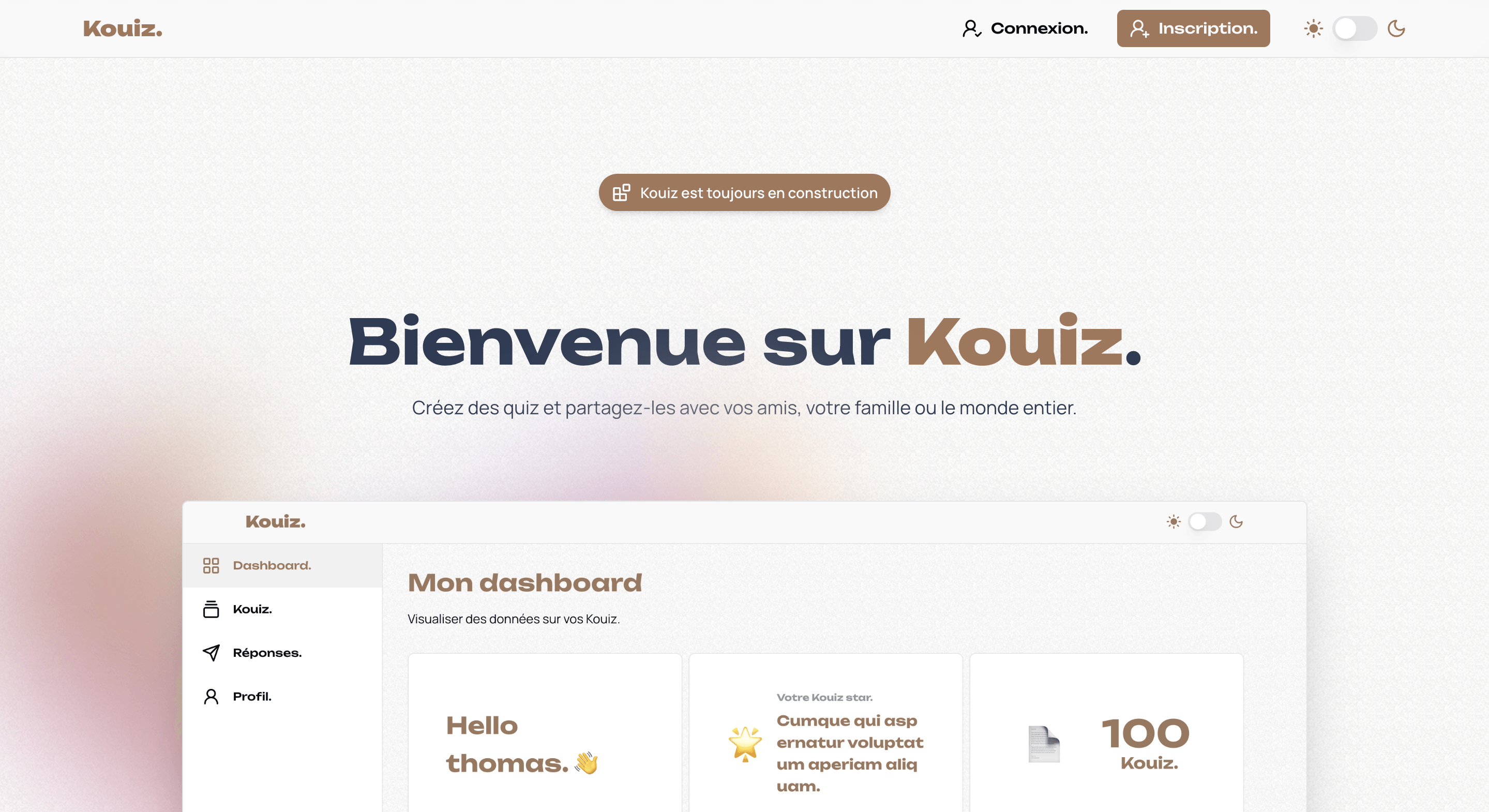 Kouiz web